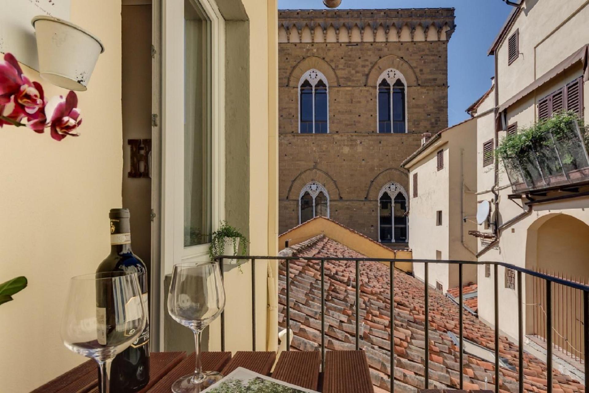 Apartments Florence - Cimatori Balcony ภายนอก รูปภาพ